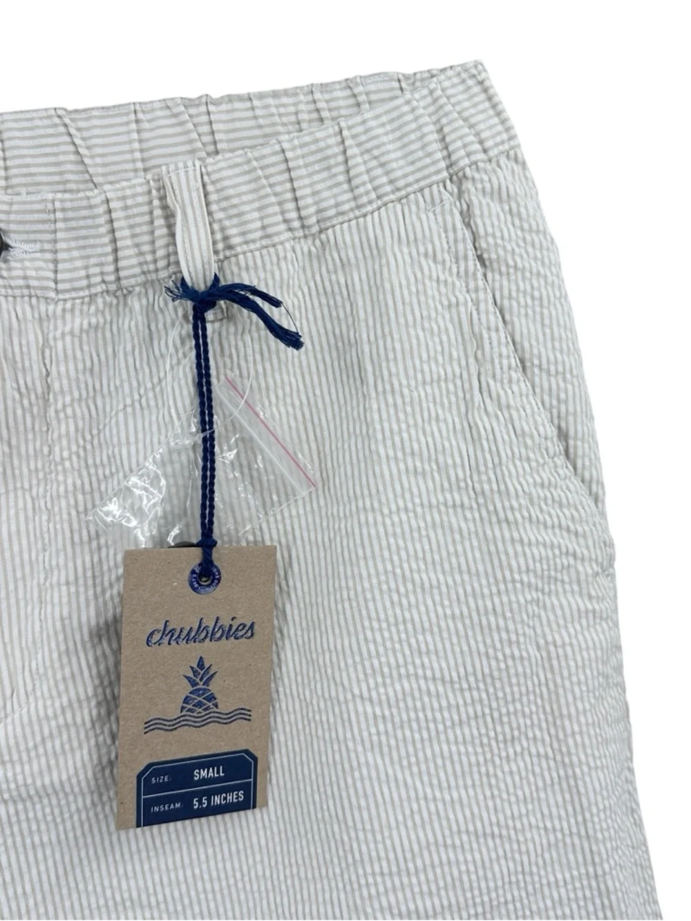New! CHUBBIES Shorts The Weavers 5.5" Seersucker Stretch - Picture 3 of 8